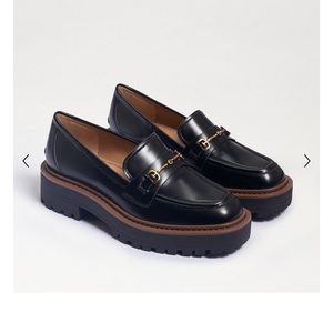 Sam Edelman Chunky Black Loafers